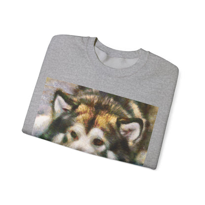 Malamute Unisex 50/50 Crewneck Sweatshirt
