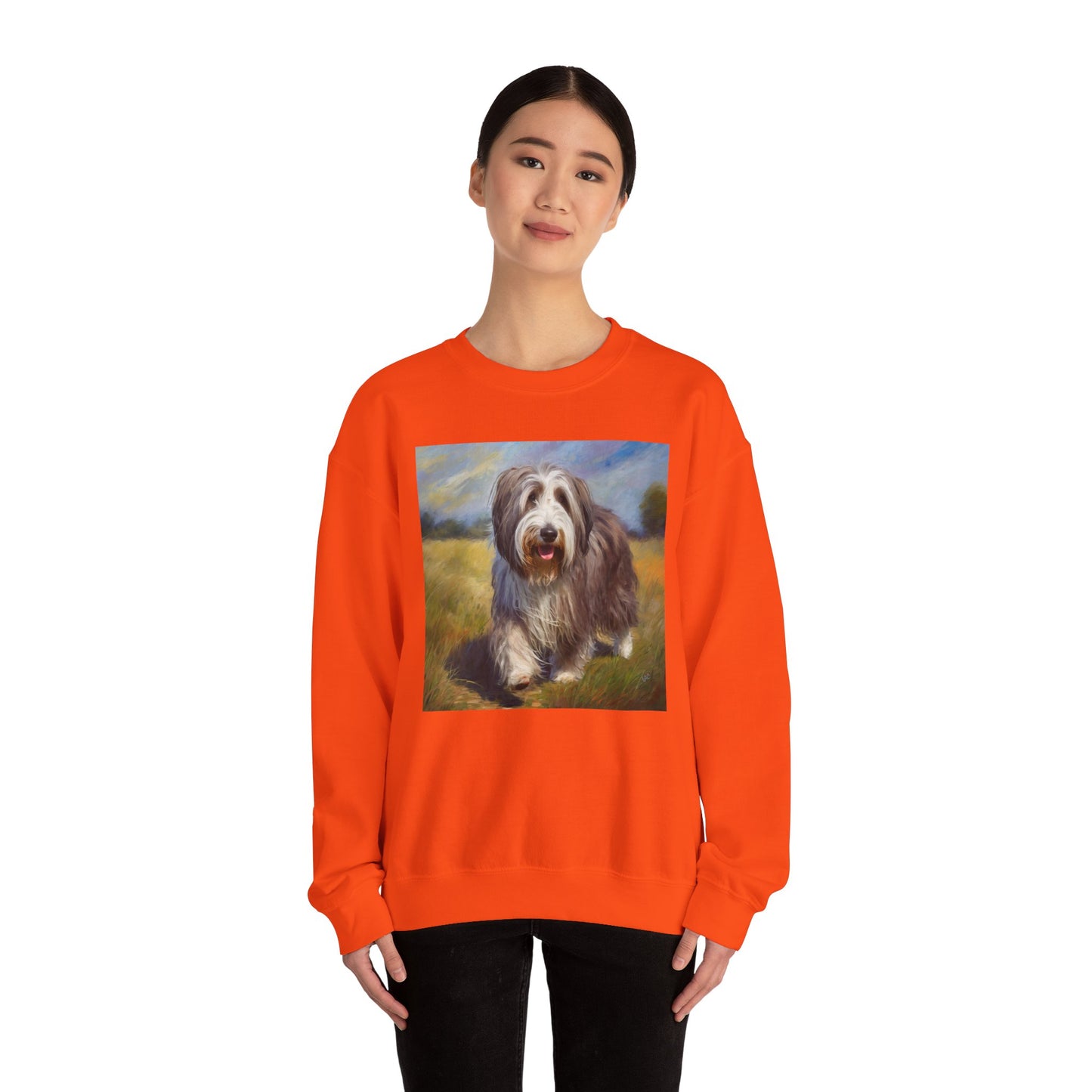 Bearded Collie Charm Crewneck Sweatshirt