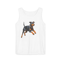 Man Chester Terrier - Unisex Relaxed Fit Garment-Dyed Tank Top