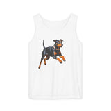 Man Chester Terrier - Unisex Relaxed Fit Garment-Dyed Tank Top