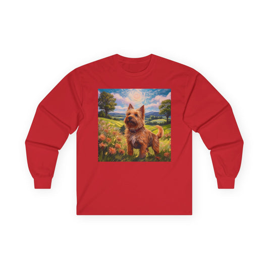 Norwich Terrier Unisex Cotton Long Sleeve Tee