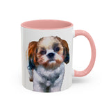 Shih-tzu Accent Ceramic Coffee Mug, 2 sizes