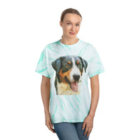Appenzeller Sennenhund Unisex Cotton Tie-Dye Tee, Cyclone