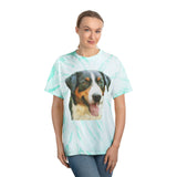 Appenzeller Sennenhund Unisex Cotton Tie-Dye Tee, Cyclone