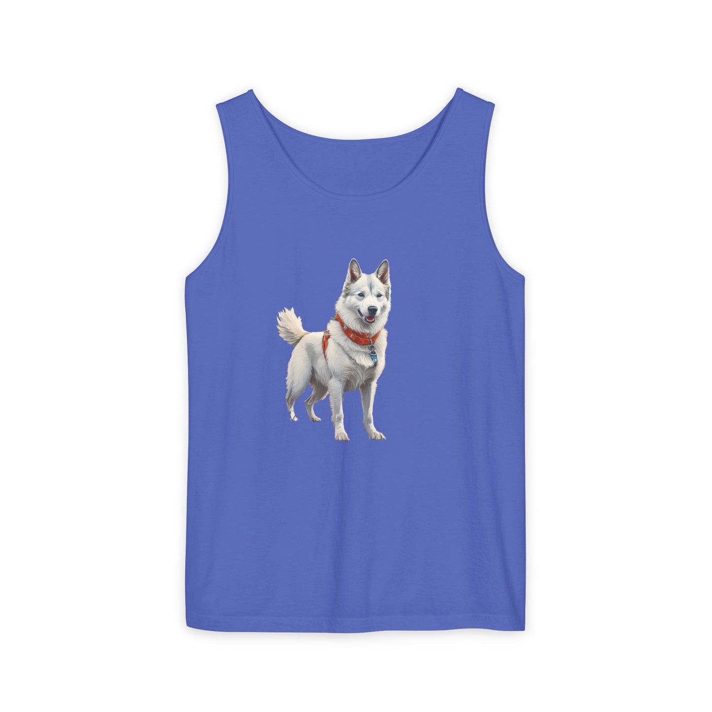Yakutian Laika Unisex Relaxed Fit Garment-Dyed Tank Top