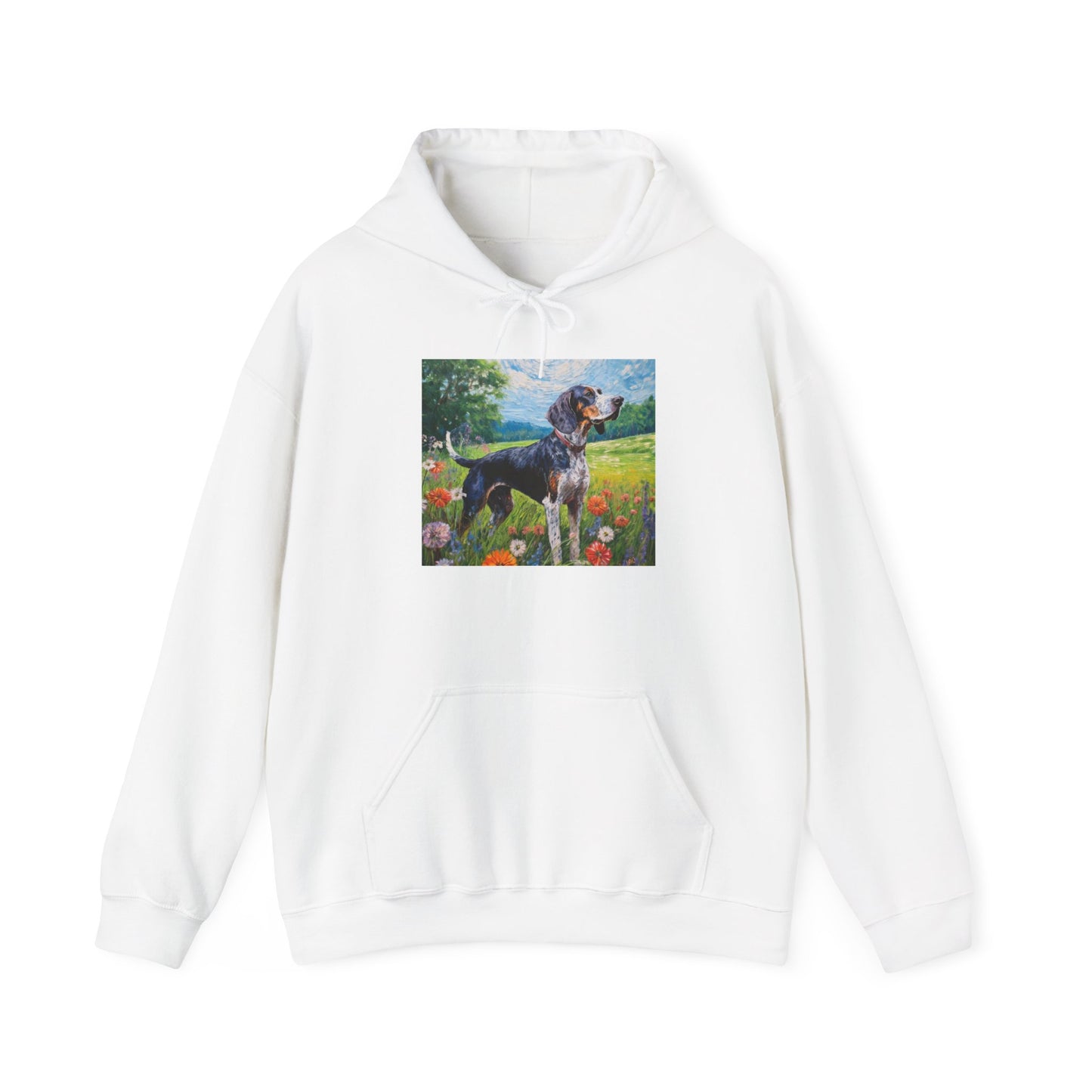 Bluetick Coonhound Unisex 50/50 Hooded Sweatshirt