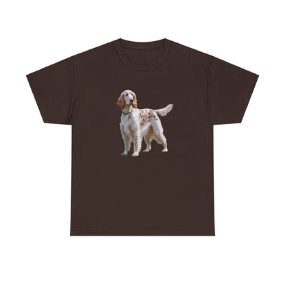 English Setter No 4 - Unisex Heavy Cotton Tee