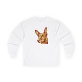 Egyptian Pharoh Hound Unisex Cotton Long Sleeve Tee