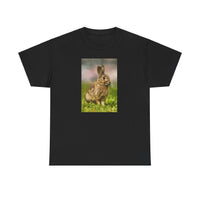 Rabbit 'Clover' Unisex Heavy Cotton Tee