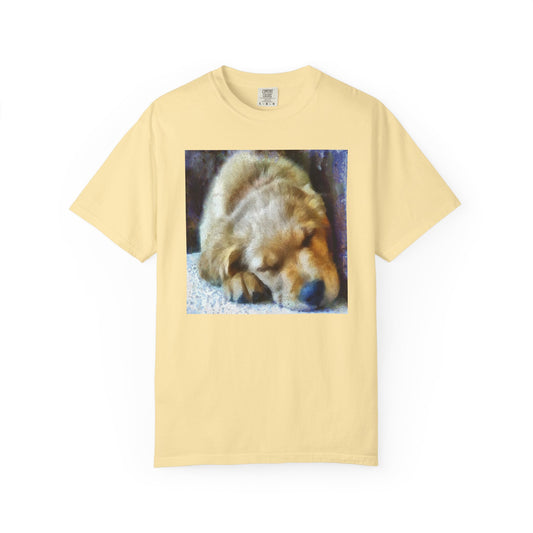 Golden Retriever 'Zuko' Unisex-Adult Relaxed Fit Garment-Dyed T-shirt