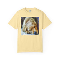 Golden Retriever 'Zuko' Unisex-Adult Relaxed Fit Garment-Dyed T-shirt