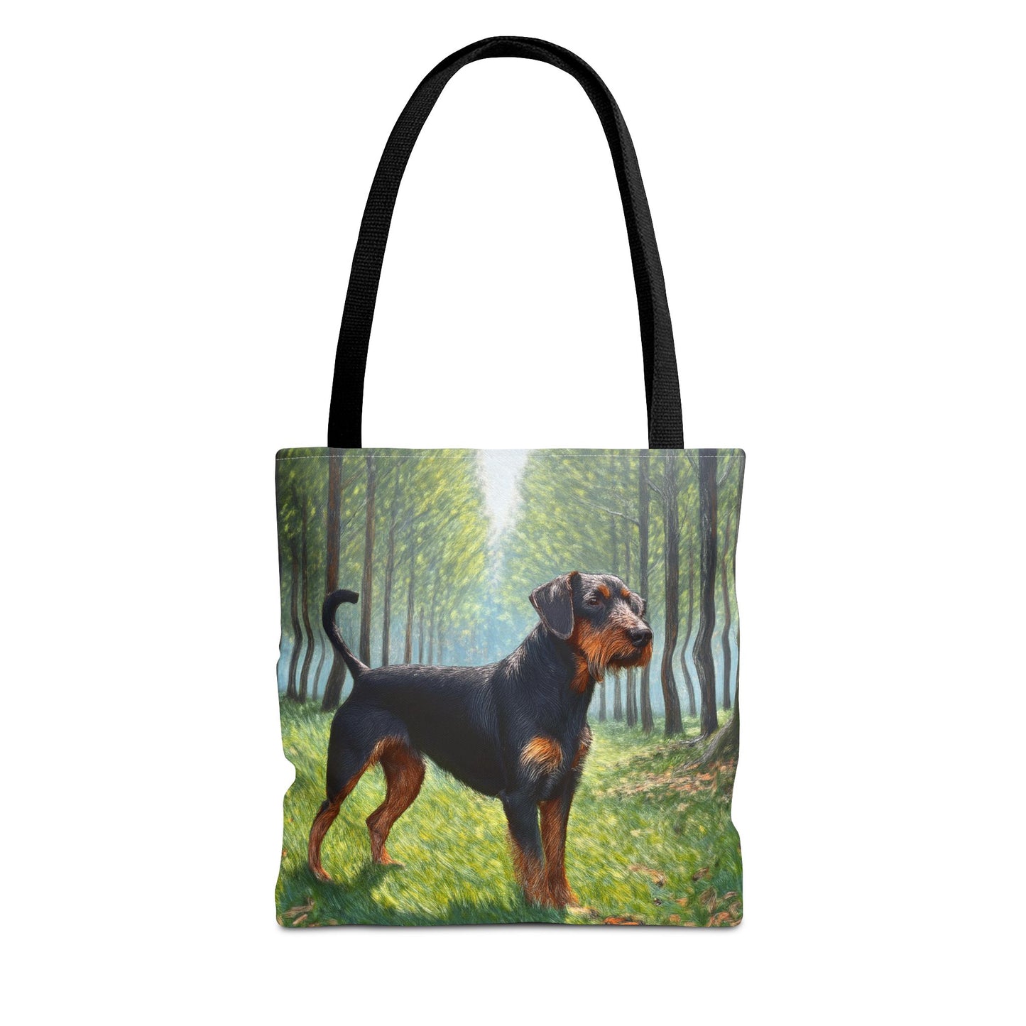 Jagdterrier Polyester Tote Bag: A Hunter's Companion
