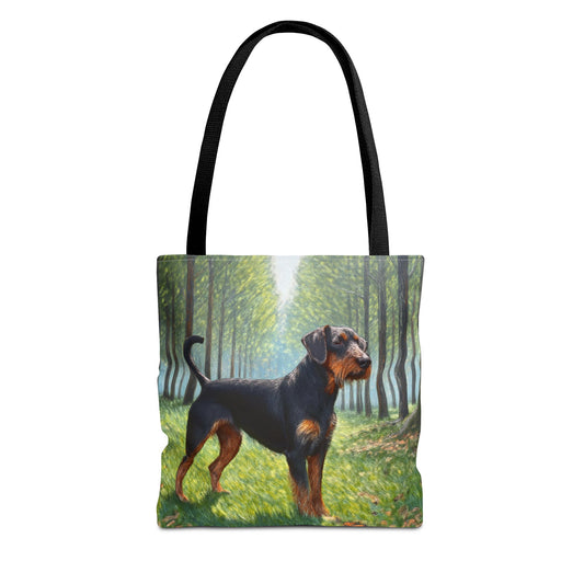 Jagdterrier Polyester Tote Bag (AOP)