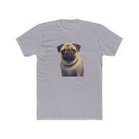 Pug - Men's Fitted Cotton Crew Tee