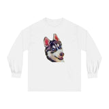 Siberian Husky 'Iditarod' Unisex Classic Long Sleeve T-Shirt