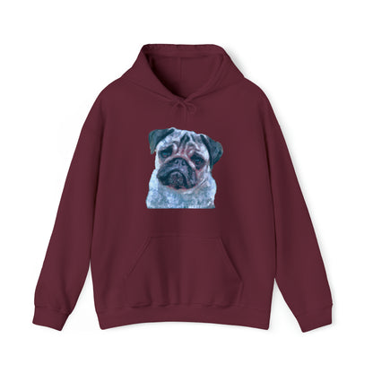Pug 'Pompey' Unisex 50/50 Hoodie