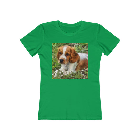 Welsh Springer Spaniel - Women's Slim Fit Ringspun Cotton T-Shirt