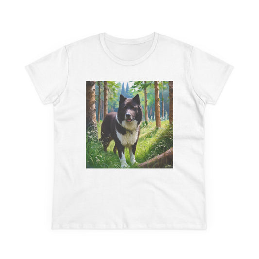 Karelian Bear Dog Women's Midweight Cotton Tee
