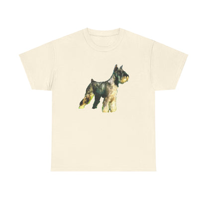Elegant Schnauzer Unisex Heavy Cotton Tee