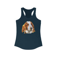 Irish Red & White Setter Women's Racerback Tank