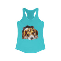 Beagle 'Daisy Mae' - Whimsical Women's Racerback Tank