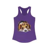 Beagle 'Daisy Mae' - Whimsical Women's Racerback Tank