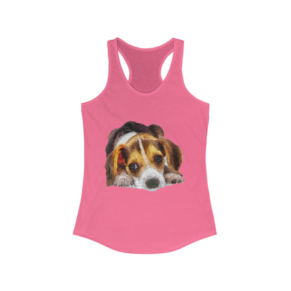 Beagle 'Daisy Mae' - Whimsical Women's Racerback Tank