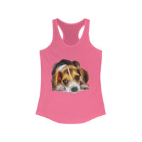 Beagle 'Daisy Mae' - Whimsical Women's Racerback Tank