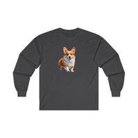 Welsh Corgie Puppy - Unisex Classic Cotton Long Sleeve Tee