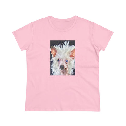 Chinese Crested - Women's Midweight Cotton Tee