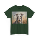 Scottish Deerhound Unisex Heavy Cotton Tee