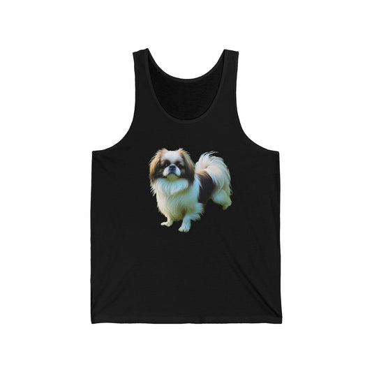 Japanese Chin - Unisex Jersey Tank