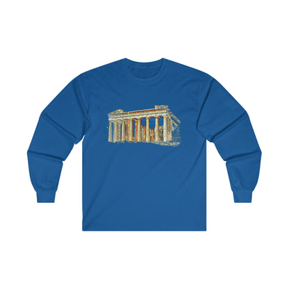 Parthenon Unisex Cotton Long Sleeve Tee
