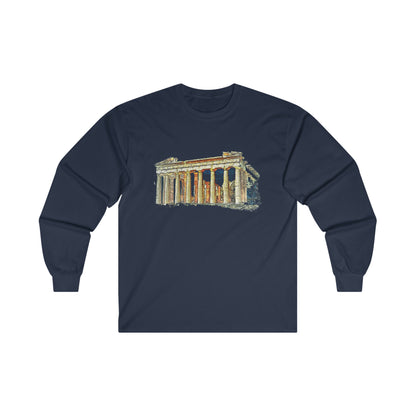 Parthenon Unisex Cotton Long Sleeve Tee