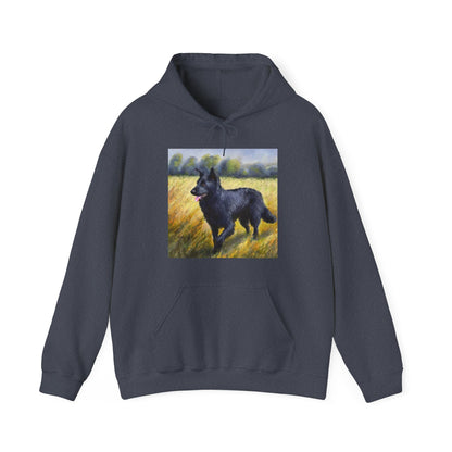 Mudi Unisex 50/50 Hooded Sweatshirt