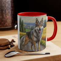Czechoslovakian Vlcak 'Wolfdog' 11oz Ceramic Accent Mug