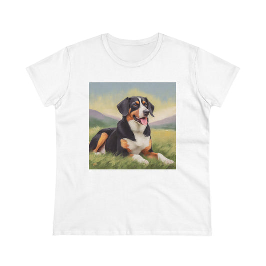 Entlebucher Mountain Dog Women's Soft Cotton Tee