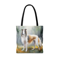 Borzoi 'Russian Wolfhound' Tote Bag