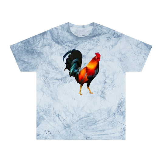 Rooster 'Silas' Unisex Cotton Color Blast T-Shirt