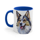 Alaskan Klee Kai Accent Coffee Mug, 11oz