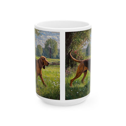 Bloodhound Ceramic Mug: Unleash Your Imagination