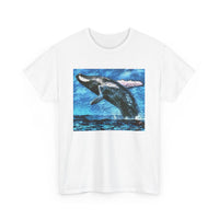 Humpback Whale Unisex Heavy Cotton Tee