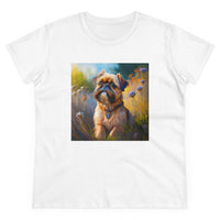 Brussels Griffon Women's Midweight Cotton Tee