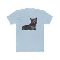 Skye Terrier - Men's Fitted Cotton Crew Tee