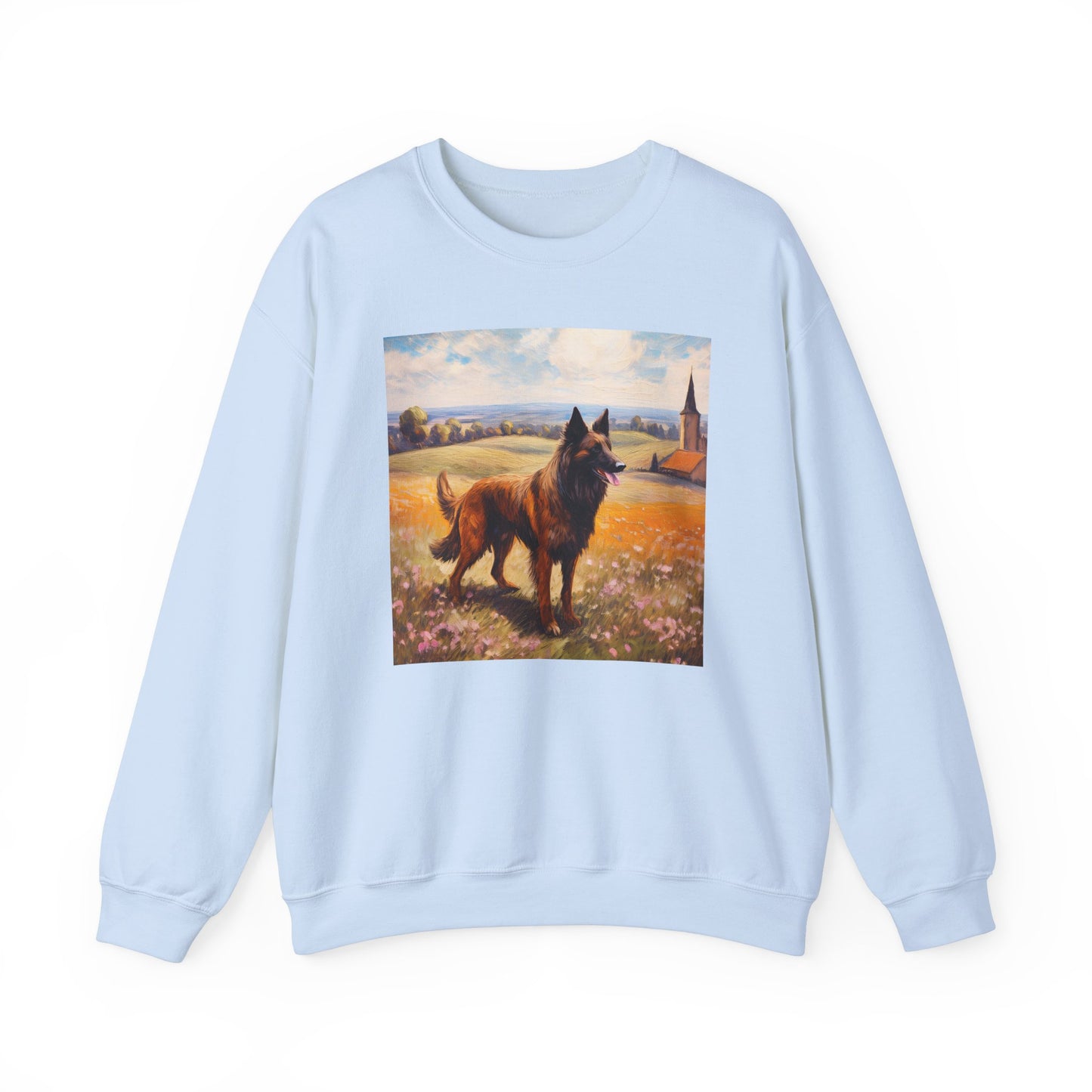 Belgian Tervuren Unisex 50-50 Crewneck Sweatshirt