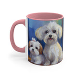 Maltese Puppies Accent Coffee Mug, 11oz