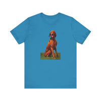 Vizsla 'Waiting For The Bride' Unisex Jersey Short Sleeve Tee