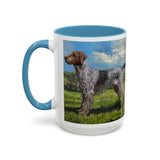 Wirehaired Pointing Griffon Ceramic Accent Coffee Mug - 2 sizes