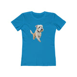 Dandie Terrier -  Women's Slim Fit Ringspun Cotton Tee