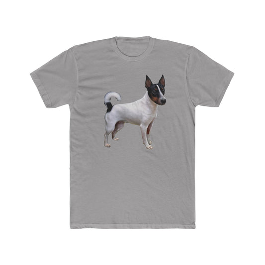 Japanese Terrier - Dog Lover Men's Fitted Cotton Crew Tee